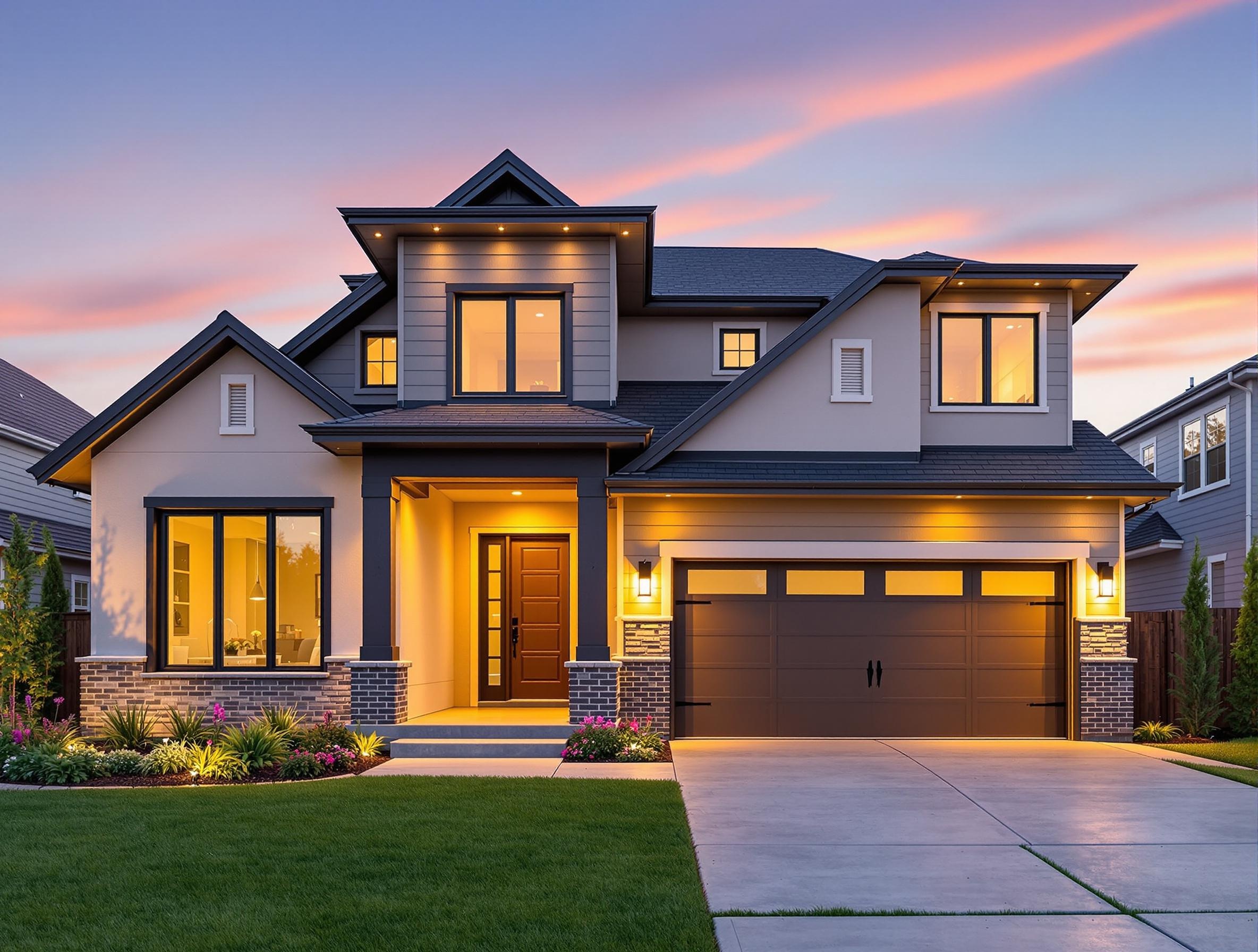 Breathtaking suburban haven in the US.